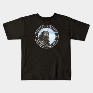 Fighter Squadron Black Kids T-Shirt